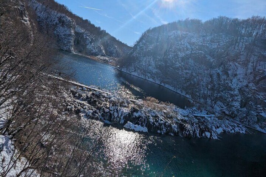 Plitvice Lakes during the winter