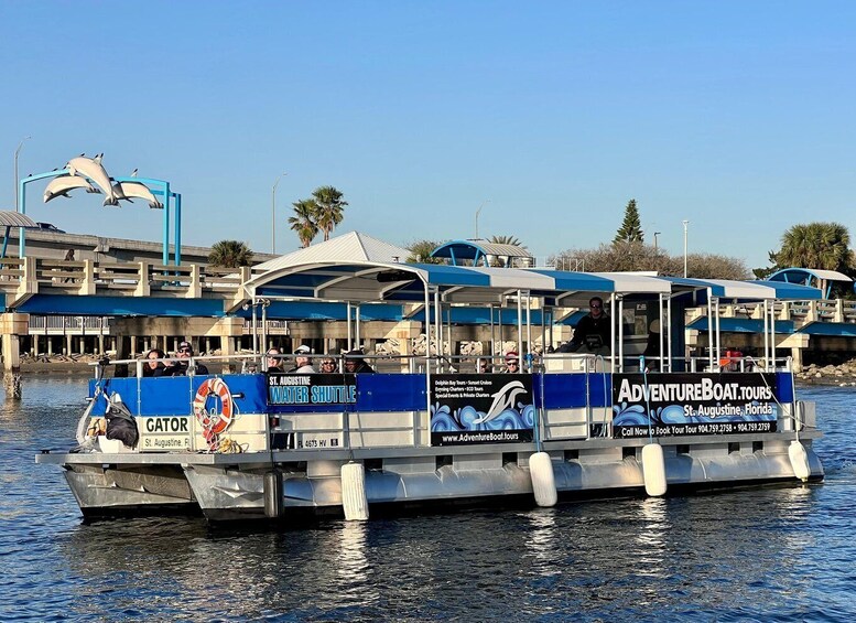 Picture 1 for Activity St. Augustine: Sunset Boat Tour to Dolphin Bay