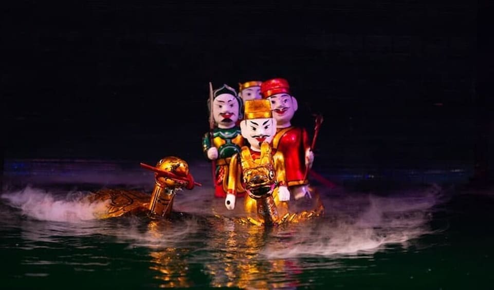 Hanoi Full-Day Small Group Tour Cyclo Ride Puppet Show Historic Sites
