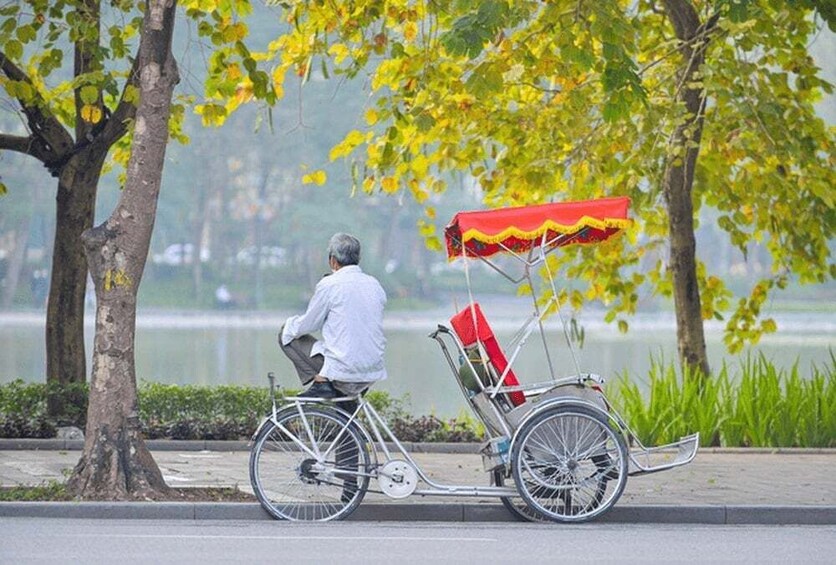 Hanoi Full-Day Small Group Tour Cyclo Ride Puppet Show Historic Sites
