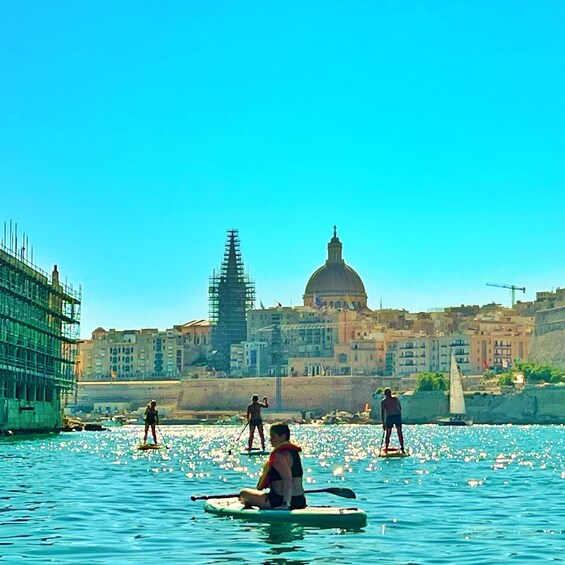 Picture 5 for Activity Stand Up Paddleboard Yoga Class Valetta