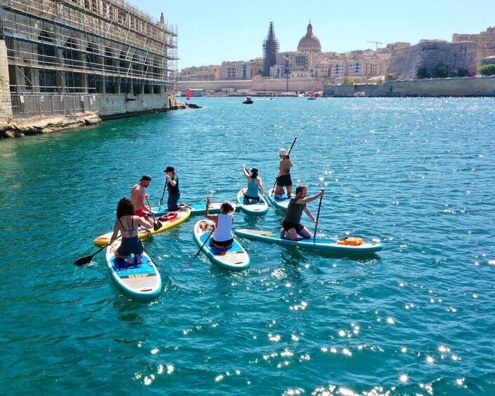 Picture 1 for Activity Stand Up Paddleboard Yoga Class Valetta