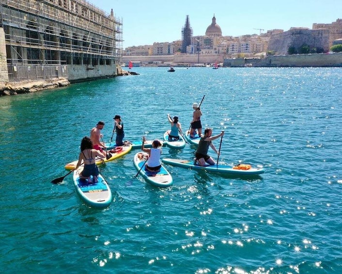 Picture 1 for Activity Stand Up Paddleboard Yoga Class Valetta