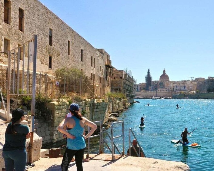 Picture 4 for Activity Stand Up Paddleboard Yoga Class Valetta