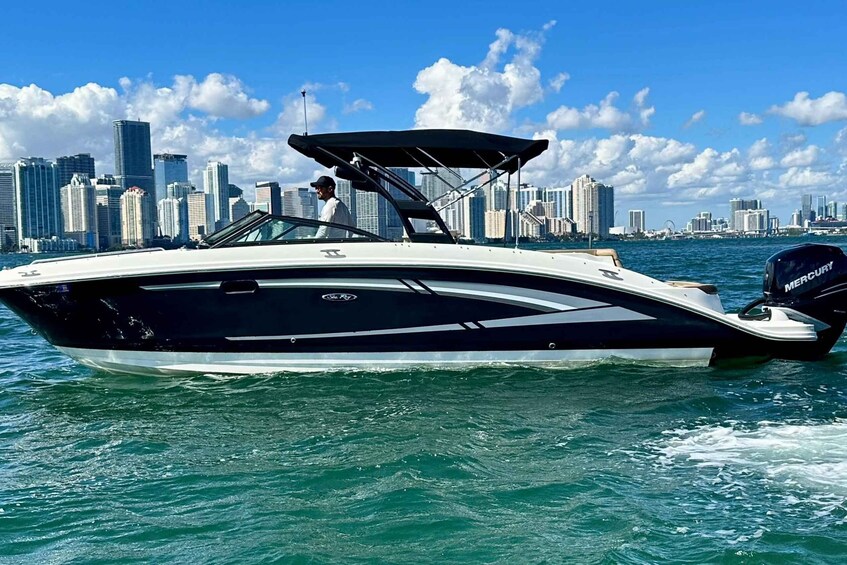 Picture 7 for Activity Miami: Private Luxury Boat Charter with a Captain