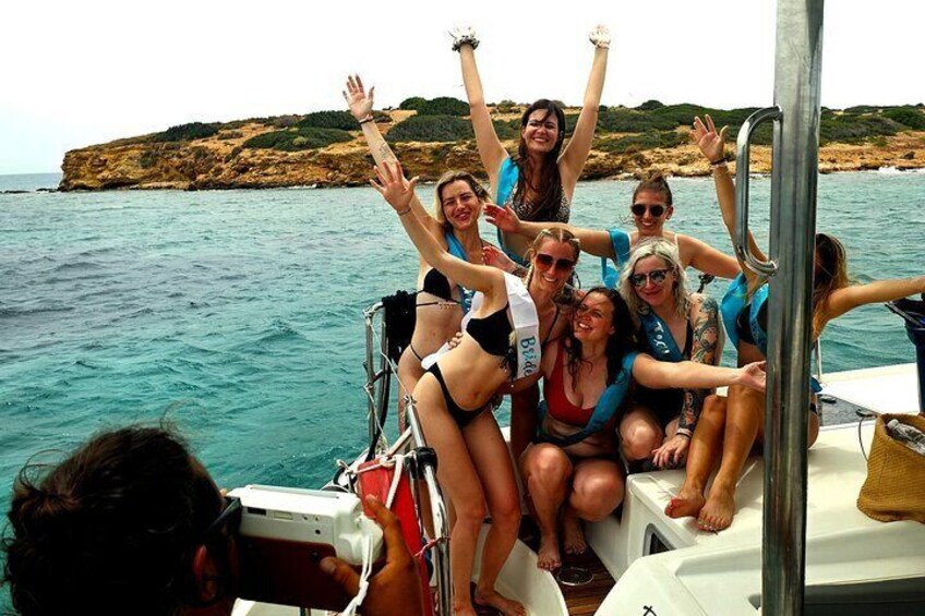 Athens Riviera Private Sail Catamaran with Meal and Wine