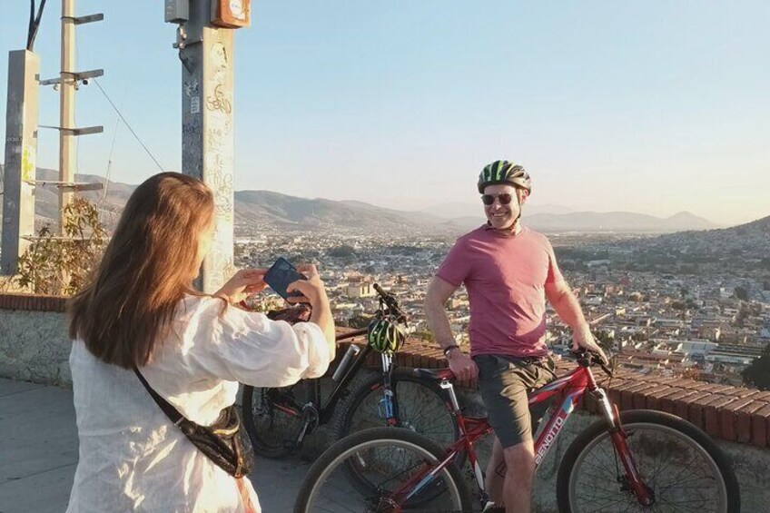 Bicycle Tour through Oaxaca learning about its Urban Art and History