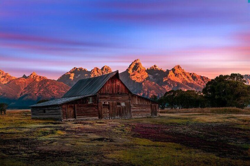 Moulton Barn During the Sunrise