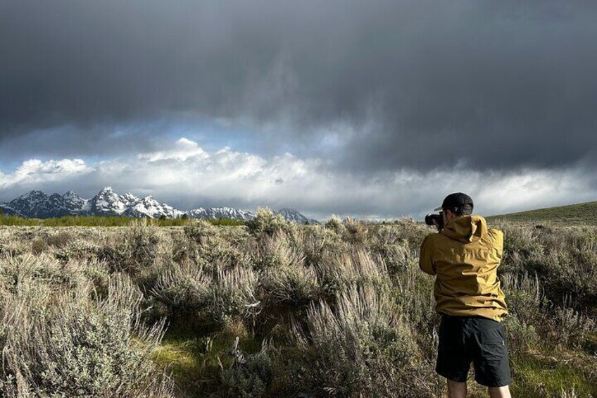 Guest Photographing the Tetons