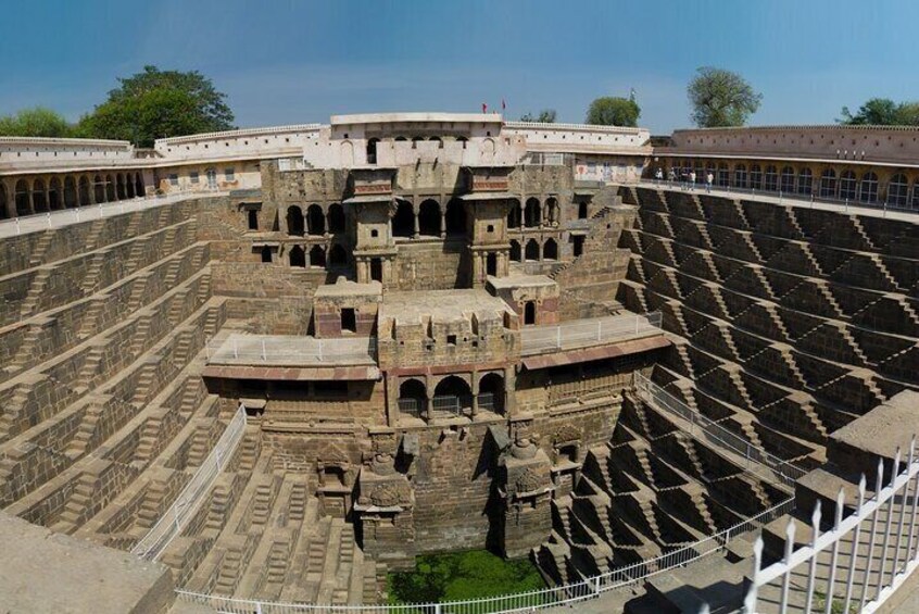 Chand Baori large panorama View.