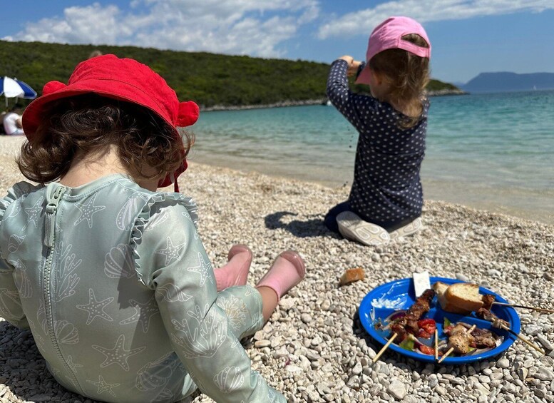 Picture 9 for Activity Nydri: Island Hopping Boat Cruise with Beach BBQ Lunch