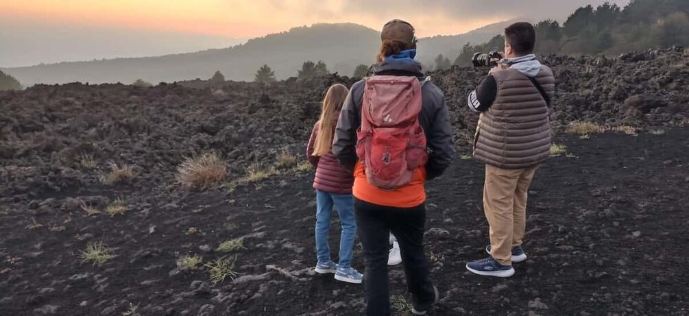 Picture 5 for Activity Taormina: Mount Etna Sunset Tour with Cave Visit and Tasting