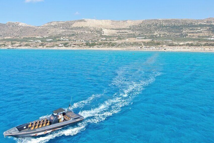 Falassarna to Balos Lagoon and Gramvousa Group 15 People Cruise