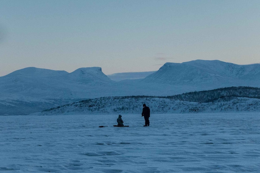 Picture 3 for Activity Abisko: Lake Torneträsk Arctic Ice Fishing Trip