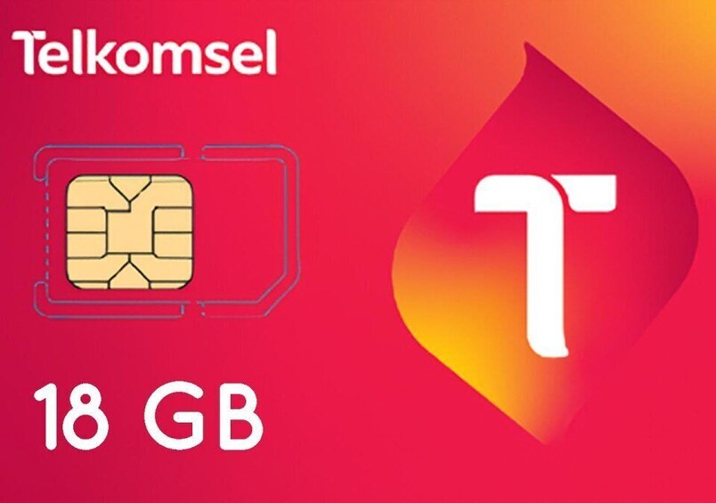 Bali Local Sim Card With Data 18GB 25GB 35 GB