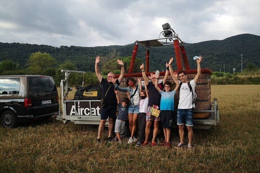 Balloon Flight in Catalonia and Optional Transportation from Barcelona