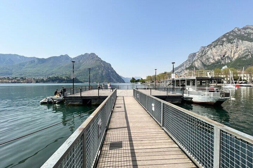 Floating platform for boat docking Riva Martiri delle Foibe