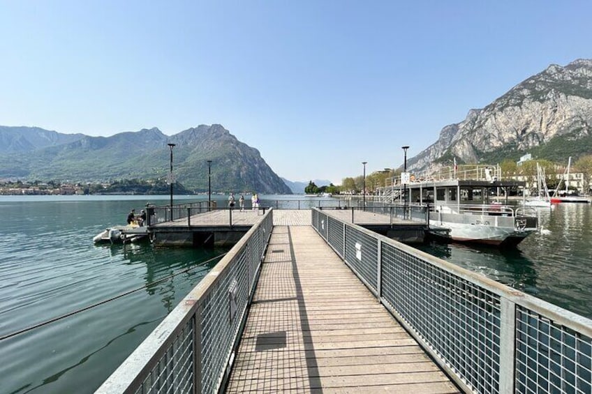 Floating platform for boat docking Riva Martiri delle Foibe