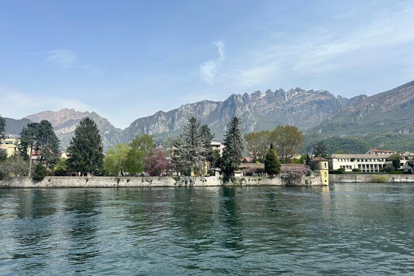 Viscontea Island and Mount Resegone