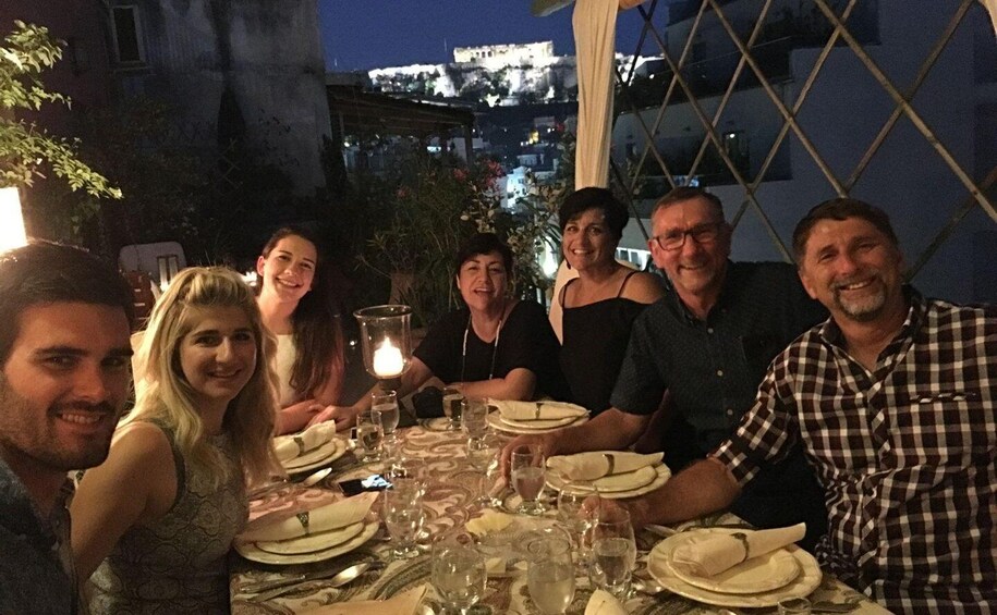 Picture 7 for Activity Athens: 7-Course Dinner and Wine Pairing with Acropolis View