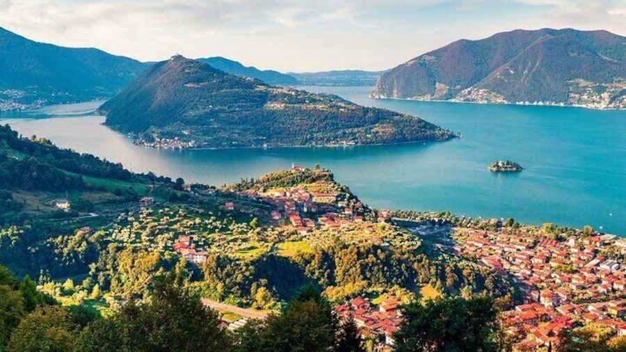 Admire the panoramic views on Lake Iseo during a ferry ride