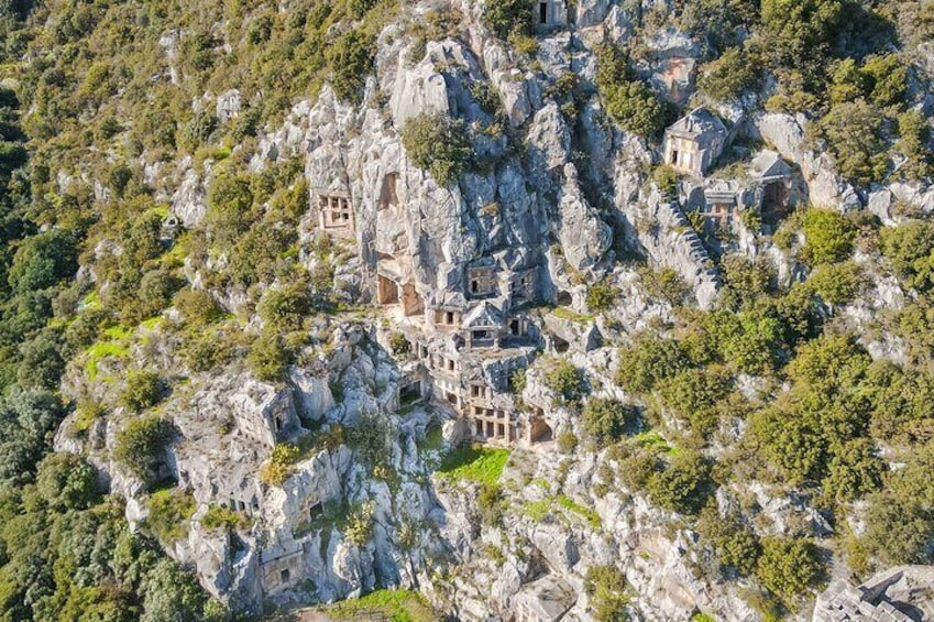 Myra Ancient City, Rock Tombs