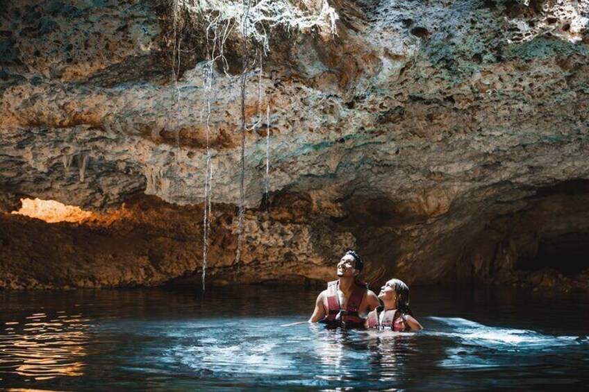 Half Day tour Riviera Maya Zipline, Rappel and Cenote Snorkeling
