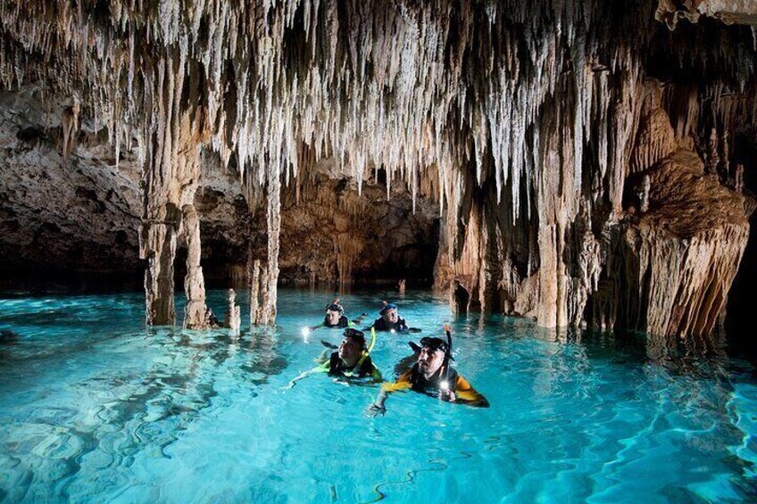 Half Day tour Riviera Maya Zipline, Rappel and Cenote Snorkeling
