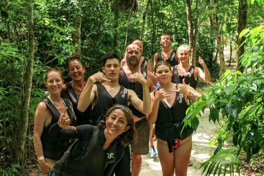 Half Day tour Riviera Maya Zipline, Rappel and Cenote Snorkeling
