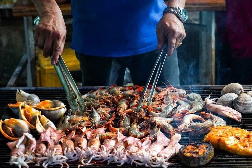 Adventure Snorkel Fishing Cruise with Lunch Dinner Bai Sao Gam Ghi May Rut