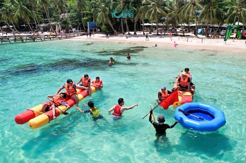 Adventure Snorkel Fishing Cruise with Lunch Dinner Bai Sao Gam Ghi May Rut