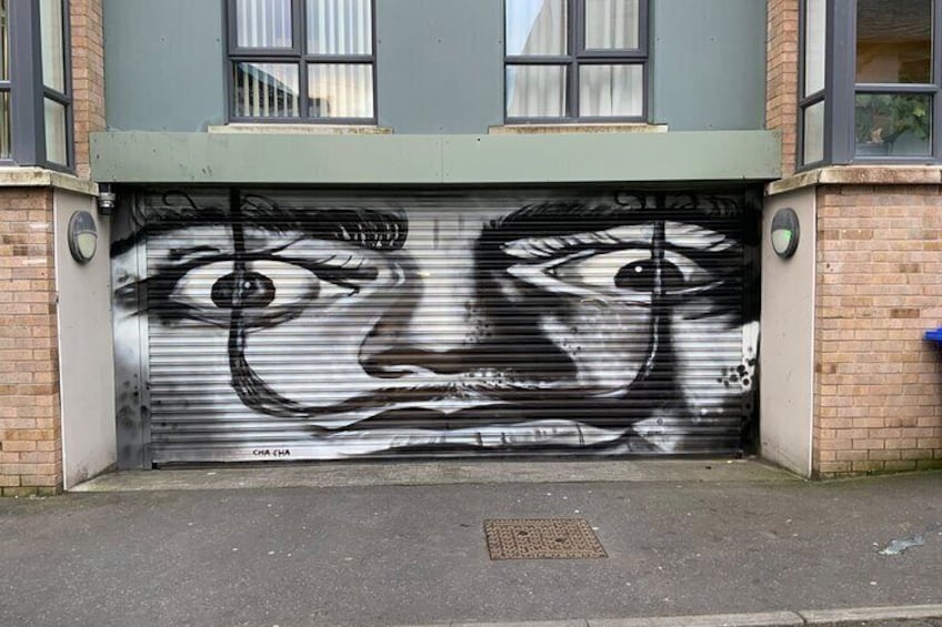 Salvador Dali piece on Dufferin Avenue by CHA CHA