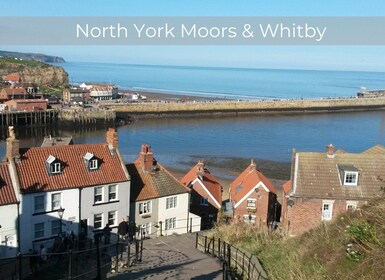 Von York aus: North Moors & Whitby Tour mit Dampfeisenbahnfahrt