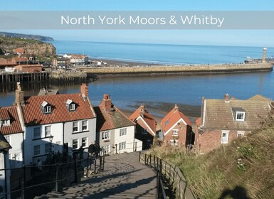 Yorkista: Whitby Tour with Steam Railway Ride (Höyryrautatieajelu)