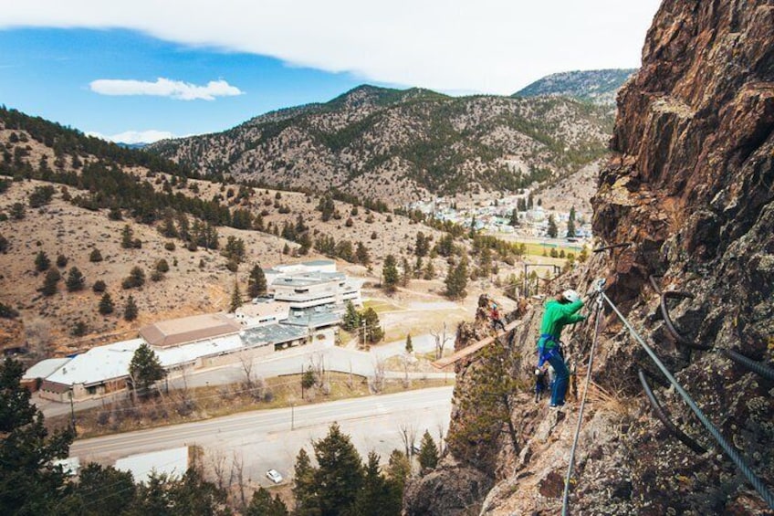 Mount Blue Sky Via Ferrata Climbing Experience in Idaho Springs