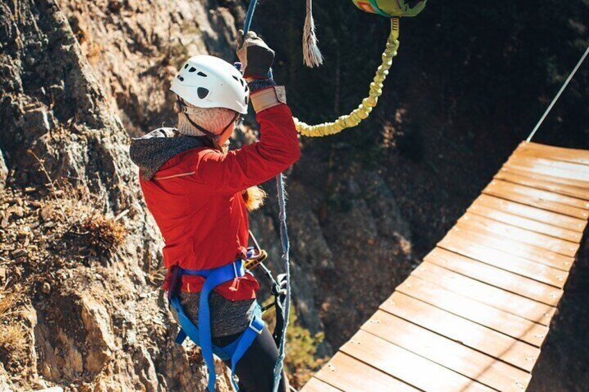 Mount Blue Sky Via Ferrata Climbing Experience in Idaho Springs