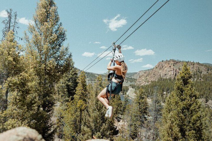 Browns Canyon Half-Day Rafting plus Mountaintop Zipline from Buena Vista