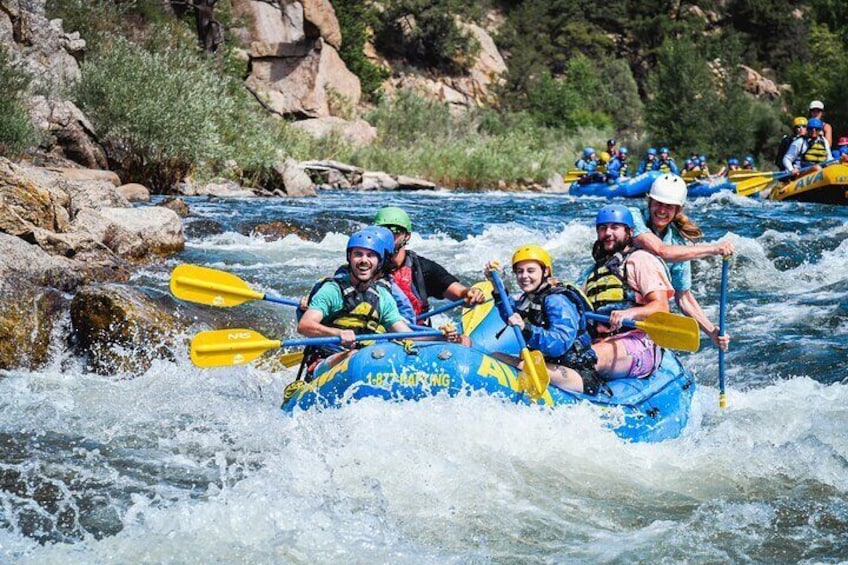 Browns Canyon Half-Day Rafting plus Mountaintop Zipline from Buena Vista