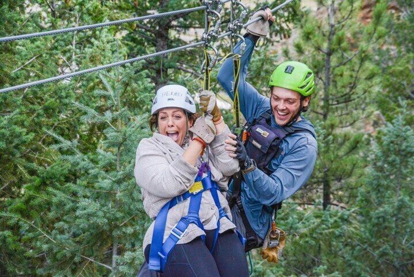 Gold Rush Rafting plus Cliffside Zipline from Idaho Springs