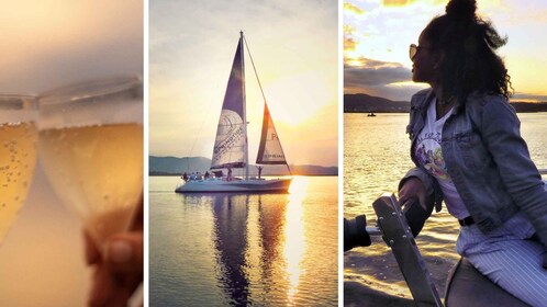 Knysna Sunset Sailing Cruise with Light Dinner and Wine
