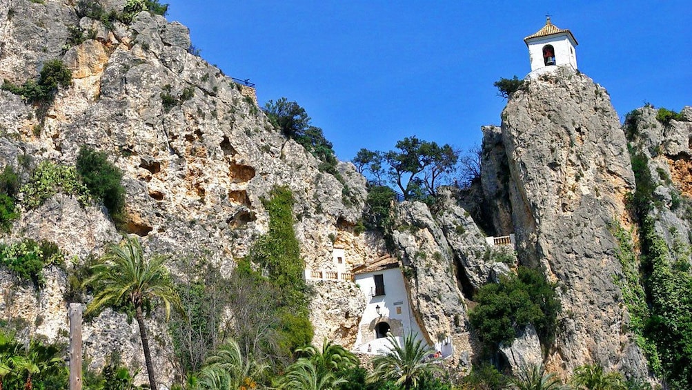 Show item 1 of 5. Bellower on top of cliffs in Guadalest