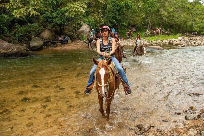 Combo Horseback Riding in Vallarta with ATV and Ziplines.