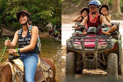 Combo Horseback Riding in Vallarta with quad bike and Ziplines.