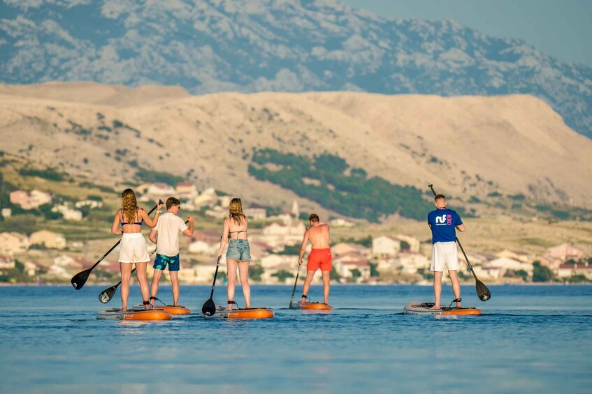 Picture 1 for Activity Novalja: Standup Paddleboard Guided Tour