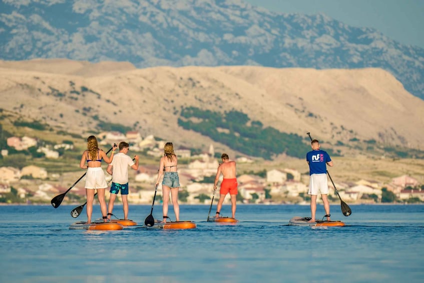 Picture 1 for Activity Novalja: Standup Paddleboard Guided Tour
