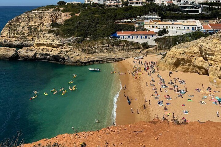 Day tour to Algarve,Benagil,Faro,Portimao from Lisbon(private)