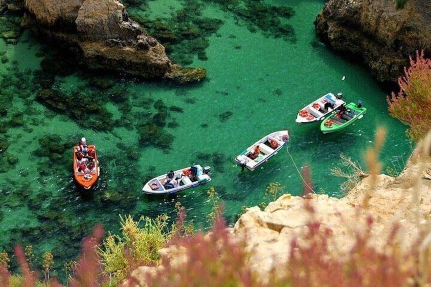 Day tour to Algarve,Benagil,Faro,Portimao from Lisbon(private)