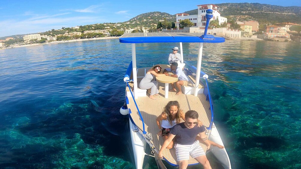 Nice: Private French Riviera Solar Boat Cruise