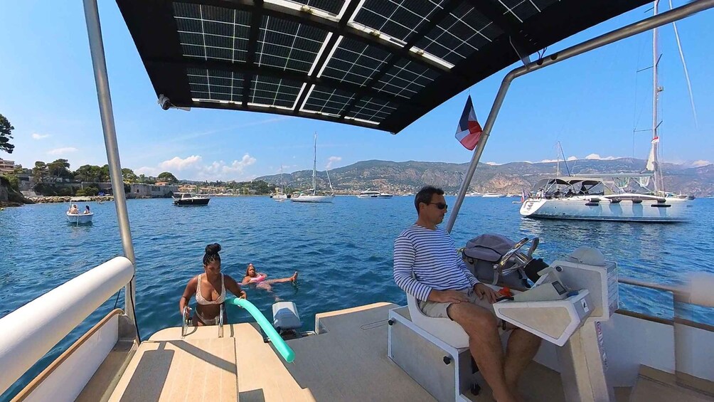 Picture 6 for Activity Nice: Private French Riviera Solar Boat Cruise