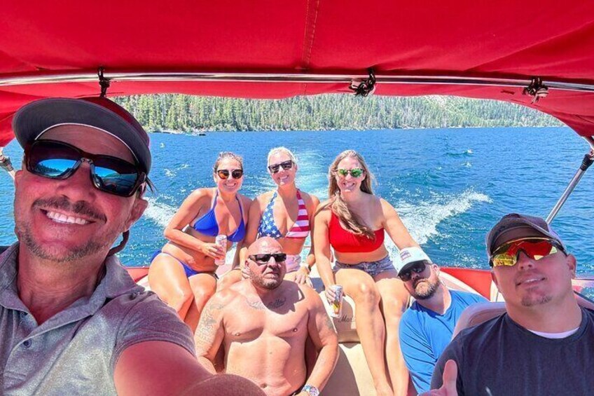 Full Day Private Boat Tour and Party on Lake Tahoe